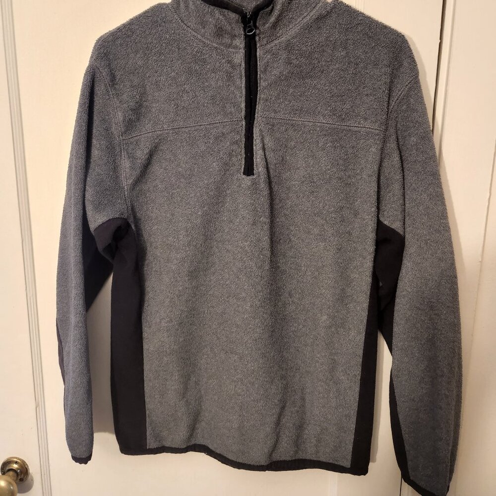 mens 1/3 zip up pull over sweater S